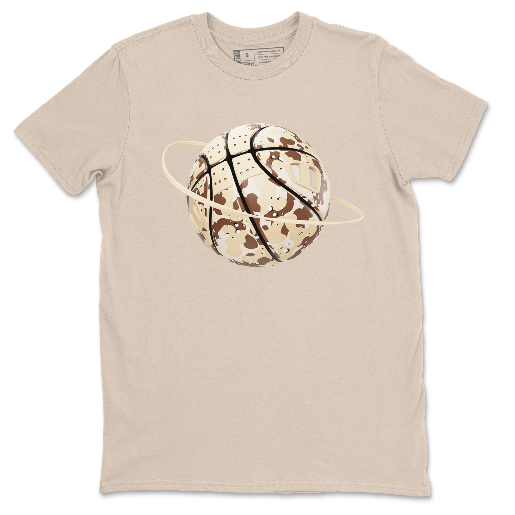 AJ3 Desert Camo shirts to match jordans Camo Basketball Planet sneaker match tees Air Jordan 3 Desert Camo SNRT Sneaker Tees streetwear brand Sand 2 unisex cotton tee