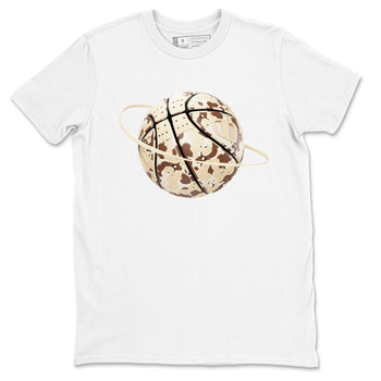 AJ3 Desert Camo shirts to match jordans Camo Basketball Planet sneaker match tees Air Jordan 3 Desert Camo SNRT Sneaker Tees streetwear brand White 2 unisex cotton tee