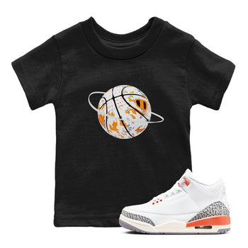 3s Georgia Peach shirt to match jordans Camo Basketball Planet sneaker tees Air Jordan 3 Georgia Peach SNRT sneaker release tees baby toddler Black 1 cotton Shirt