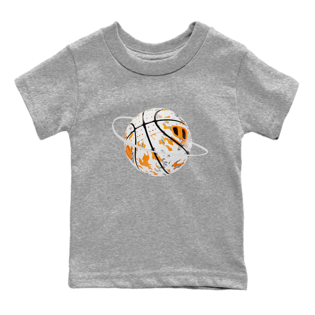 3s Georgia Peach shirt to match jordans Camo Basketball Planet sneaker tees Air Jordan 3 Georgia Peach SNRT sneaker release tees baby toddler Heather Grey 2 cotton Shirt