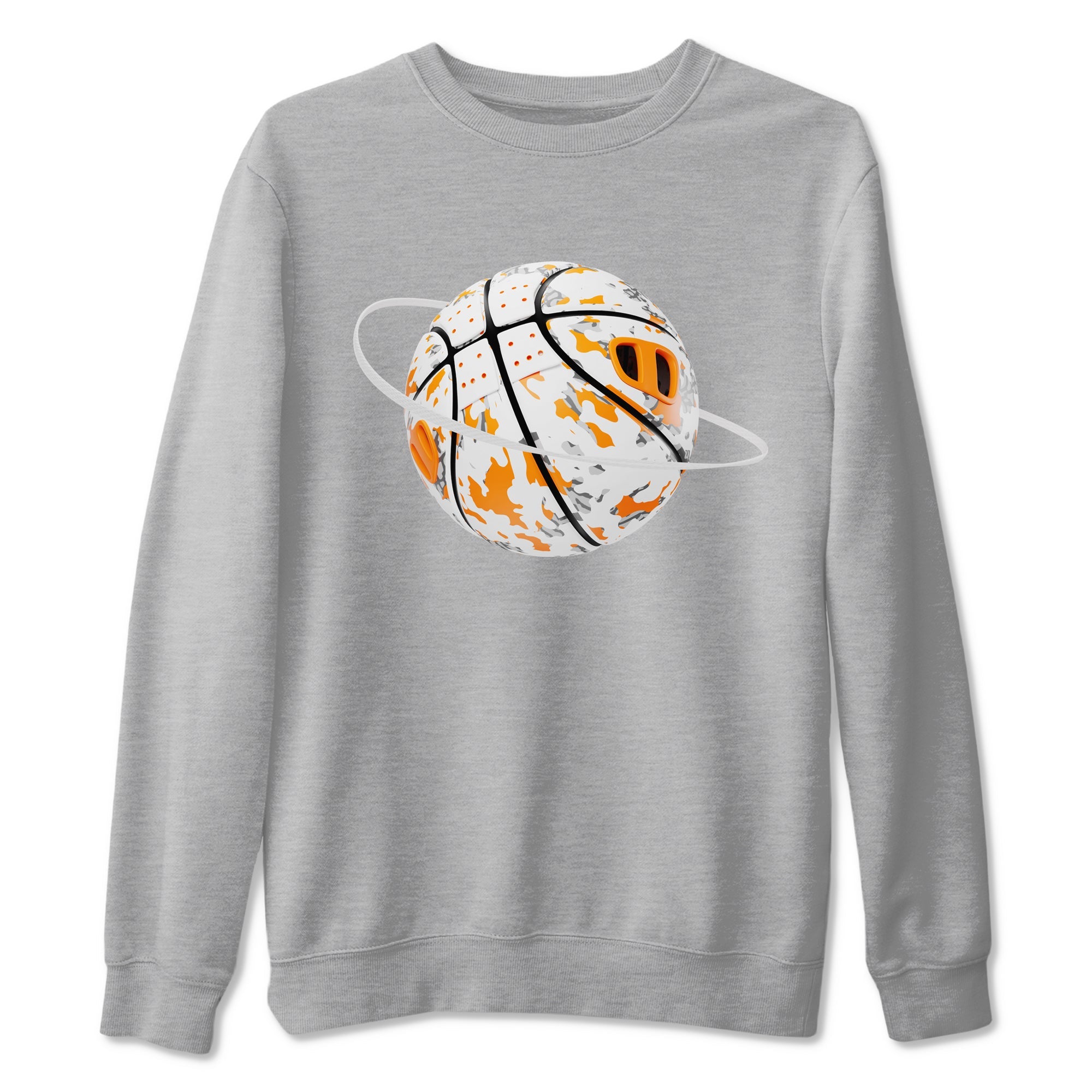 3s Georgia Peach shirt to match jordans Camo Basketball Planet sneaker tees Air Jordan 3 Georgia Peach SNRT Sneaker Release Tees unisex cotton Heather Grey 2 crew neck shirt