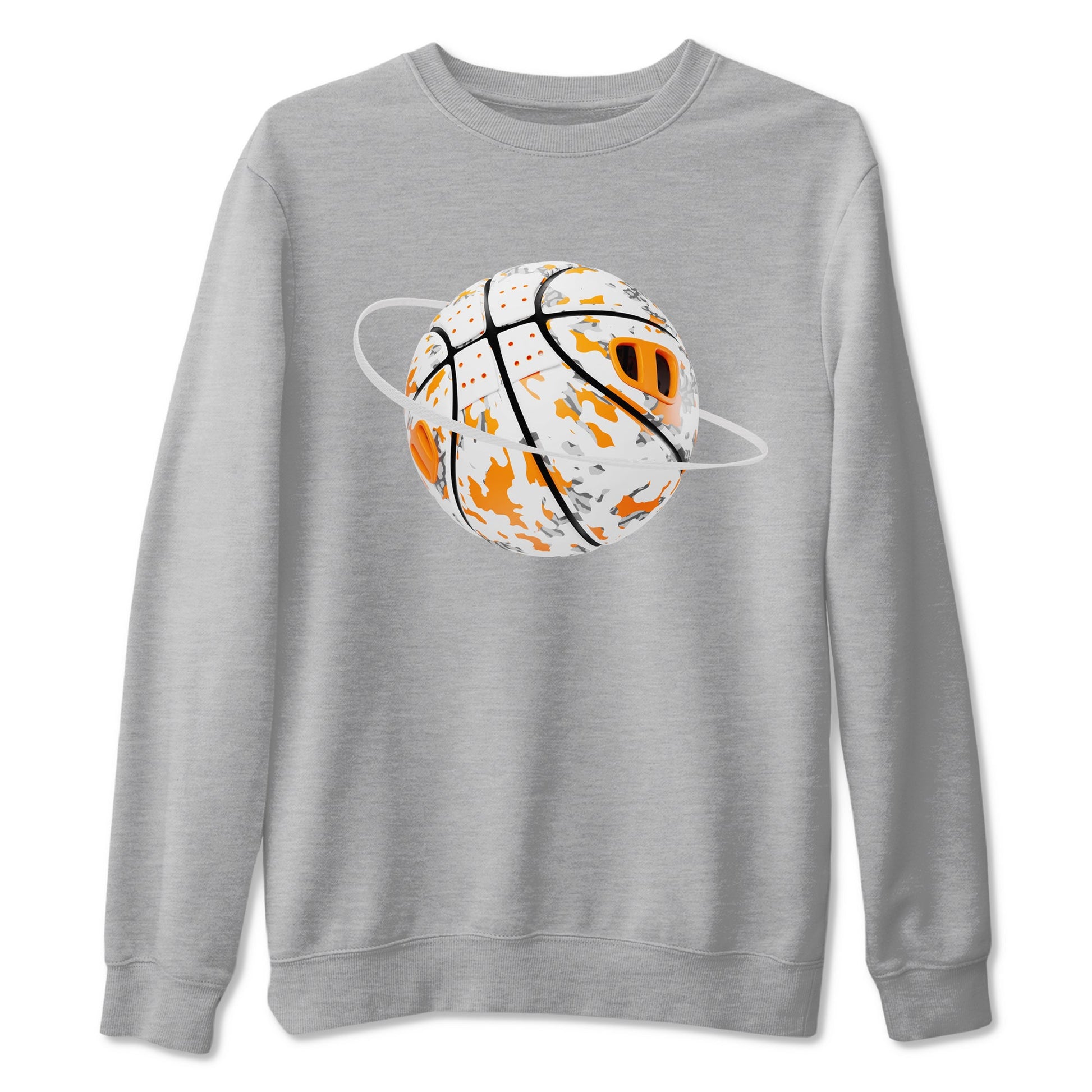3s Georgia Peach shirt to match jordans Camo Basketball Planet sneaker tees Air Jordan 3 Georgia Peach SNRT Sneaker Release Tees unisex cotton Heather Grey 2 crew neck shirt