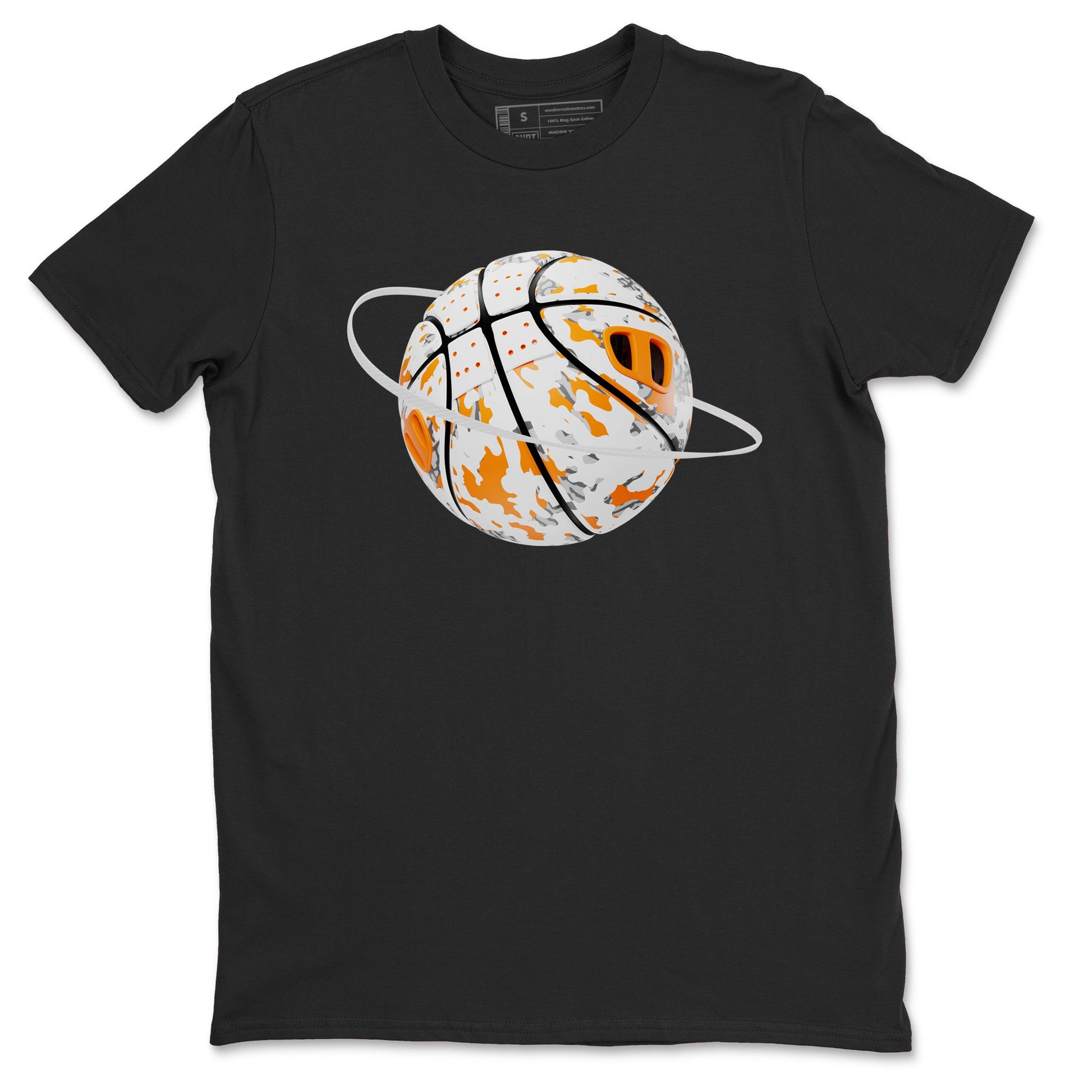 3s Georgia Peach shirt to match jordans Camo Basketball Planet sneaker tees Air Jordan 3 Georgia Peach SNRT Sneaker Release Tees unisex cotton Black 2 crew neck shirt
