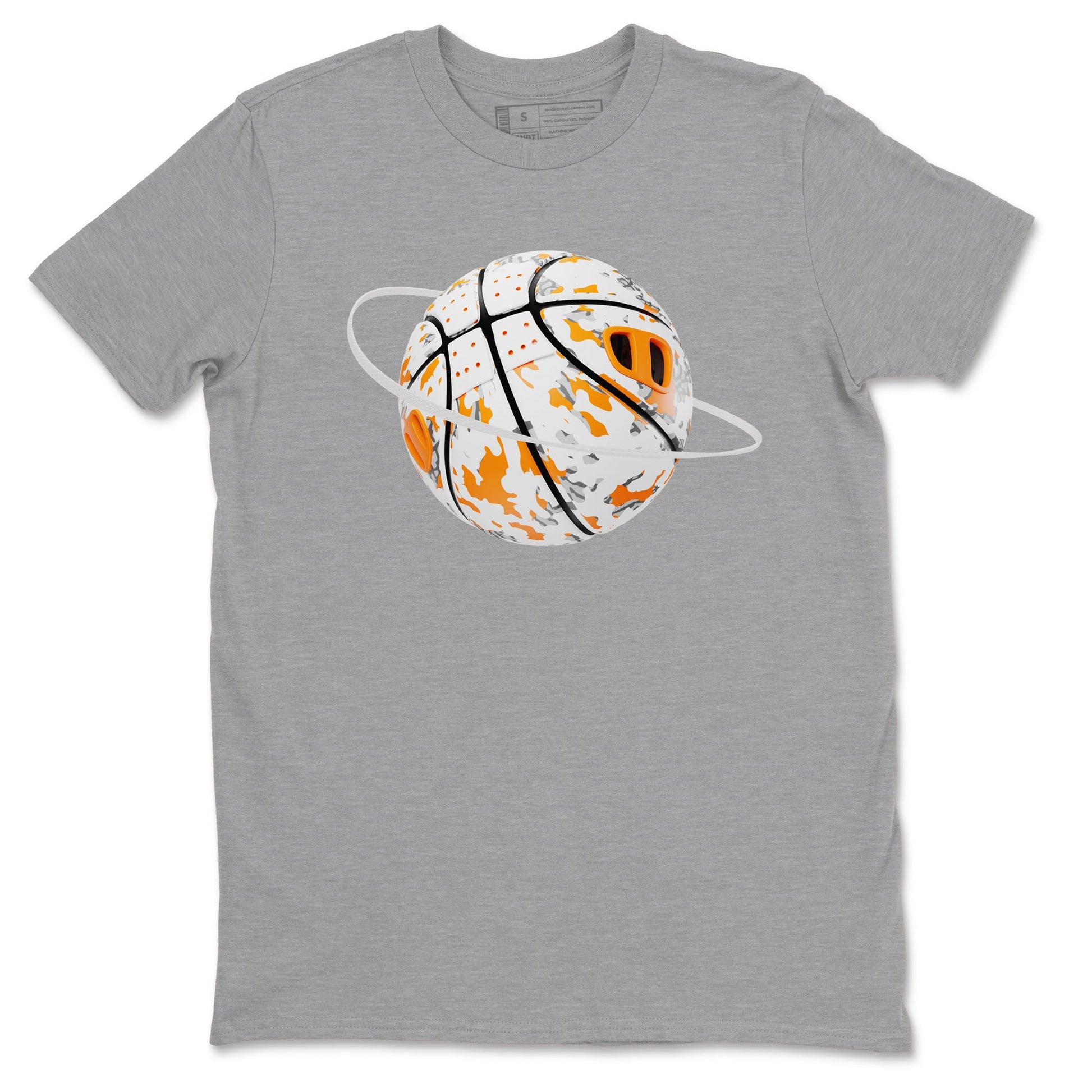 3s Georgia Peach shirt to match jordans Camo Basketball Planet sneaker tees Air Jordan 3 Georgia Peach SNRT Sneaker Release Tees unisex cotton Heather Grey 2 crew neck shirt