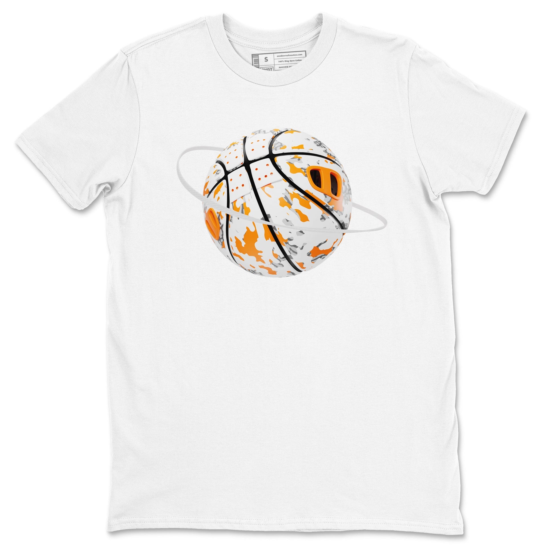 3s Georgia Peach shirt to match jordans Camo Basketball Planet sneaker tees Air Jordan 3 Georgia Peach SNRT Sneaker Release Tees unisex cotton White 2 crew neck shirt