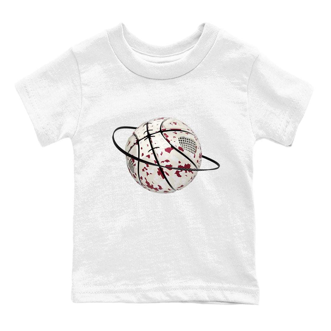 4s A Ma Maniere x Fossil Stone shirts to match jordans Camo Basketball Planet sneaker match tees Air Jordan 4 A Ma Maniere x Fossil Stone match shoes to clothes SNRT Sneaker Tees Youth Baby White 2 tee
