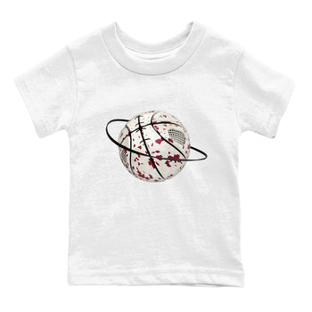 4s A Ma Maniere x Fossil Stone shirts to match jordans Camo Basketball Planet sneaker match tees Air Jordan 4 A Ma Maniere x Fossil Stone match shoes to clothes SNRT Sneaker Tees Youth Baby White 2 tee