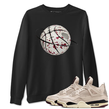 4s A Ma Maniere x Fossil Stone shirts to match jordans Camo Basketball Planet sneaker match tees Air Jordan 4 A Ma Maniere x Fossil Stone match shoes to clothes SNRT Sneaker Tees unisex cotton Black 1 shirts