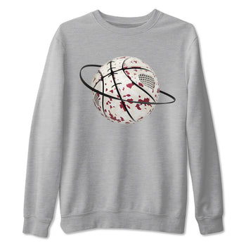4s A Ma Maniere x Fossil Stone shirts to match jordans Camo Basketball Planet sneaker match tees Air Jordan 4 A Ma Maniere x Fossil Stone match shoes to clothes SNRT Sneaker Tees unisex cotton Heather Grey 2 shirts