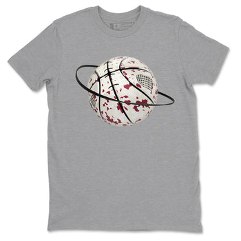 4s A Ma Maniere x Fossil Stone shirts to match jordans Camo Basketball Planet sneaker match tees Air Jordan 4 A Ma Maniere x Fossil Stone match shoes to clothes SNRT Sneaker Tees unisex cotton Heather Grey 2 shirts
