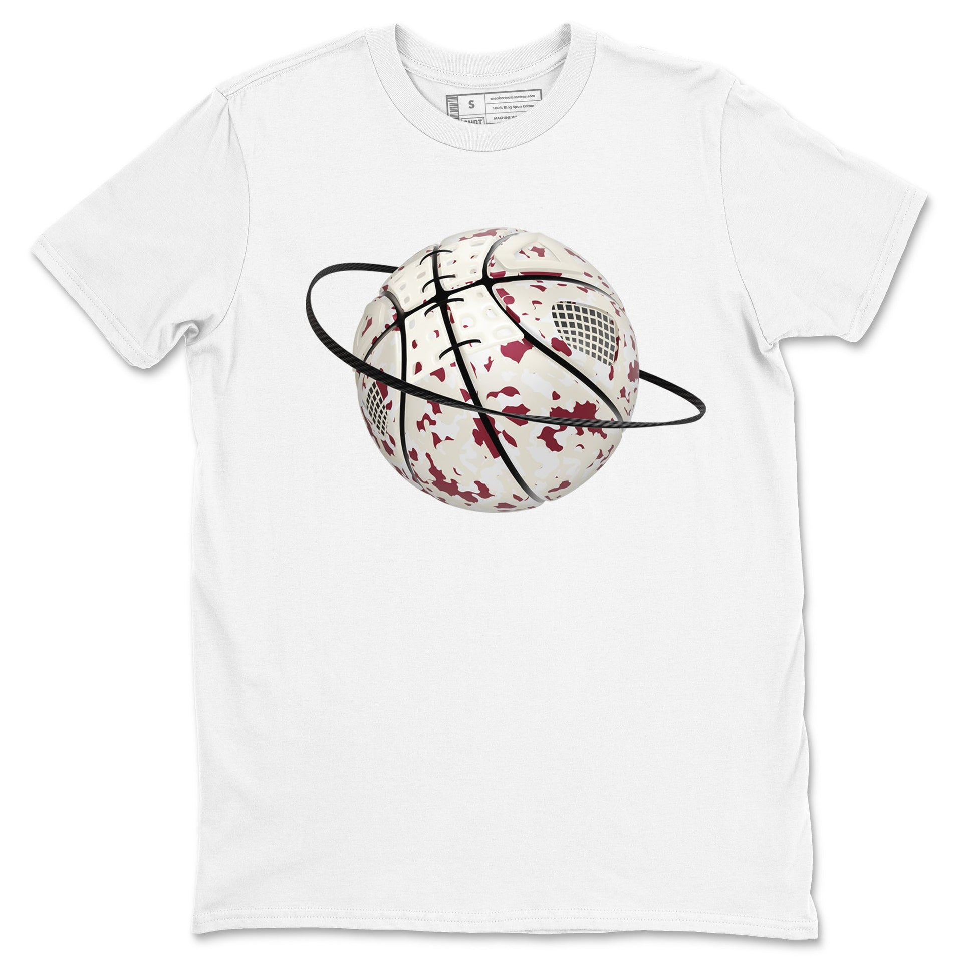 4s A Ma Maniere x Fossil Stone shirts to match jordans Camo Basketball Planet sneaker match tees Air Jordan 4 A Ma Maniere x Fossil Stone match shoes to clothes SNRT Sneaker Tees unisex cotton White 2 shirts