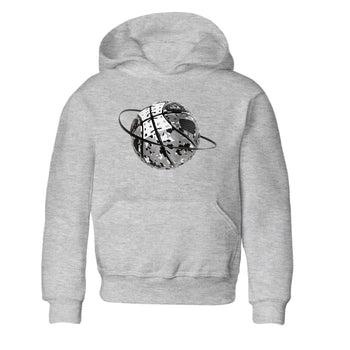 4s Fear shirts to match jordans Camo Basketball Planet sneaker match tees Air Jordan 4 Fear match shoes to clothes SNRT Sneaker Tees Youth Baby Heather Grey 2 tee