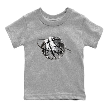4s Fear shirts to match jordans Camo Basketball Planet sneaker match tees Air Jordan 4 Fear match shoes to clothes SNRT Sneaker Tees Youth Baby Heather Grey 2 tee