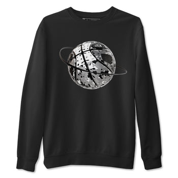 4s Fear shirts to match jordans Camo Basketball Planet sneaker match tees Air Jordan 4 Fear match shoes to clothes SNRT Sneaker Tees unisex cotton Black 2 shirts