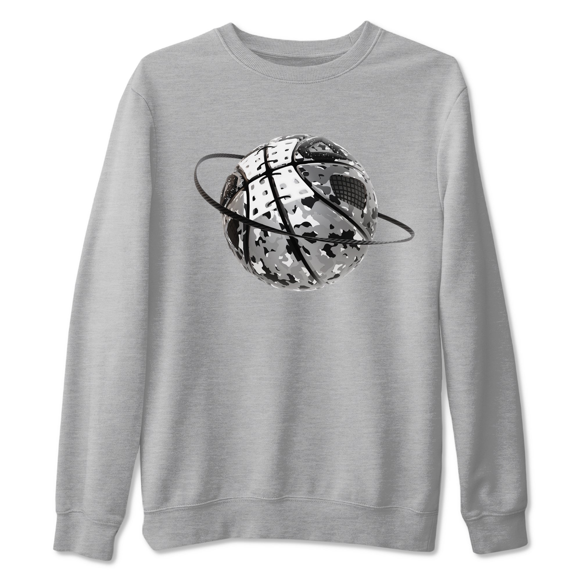 4s Fear shirts to match jordans Camo Basketball Planet sneaker match tees Air Jordan 4 Fear match shoes to clothes SNRT Sneaker Tees unisex cotton Heather Grey 2 shirts