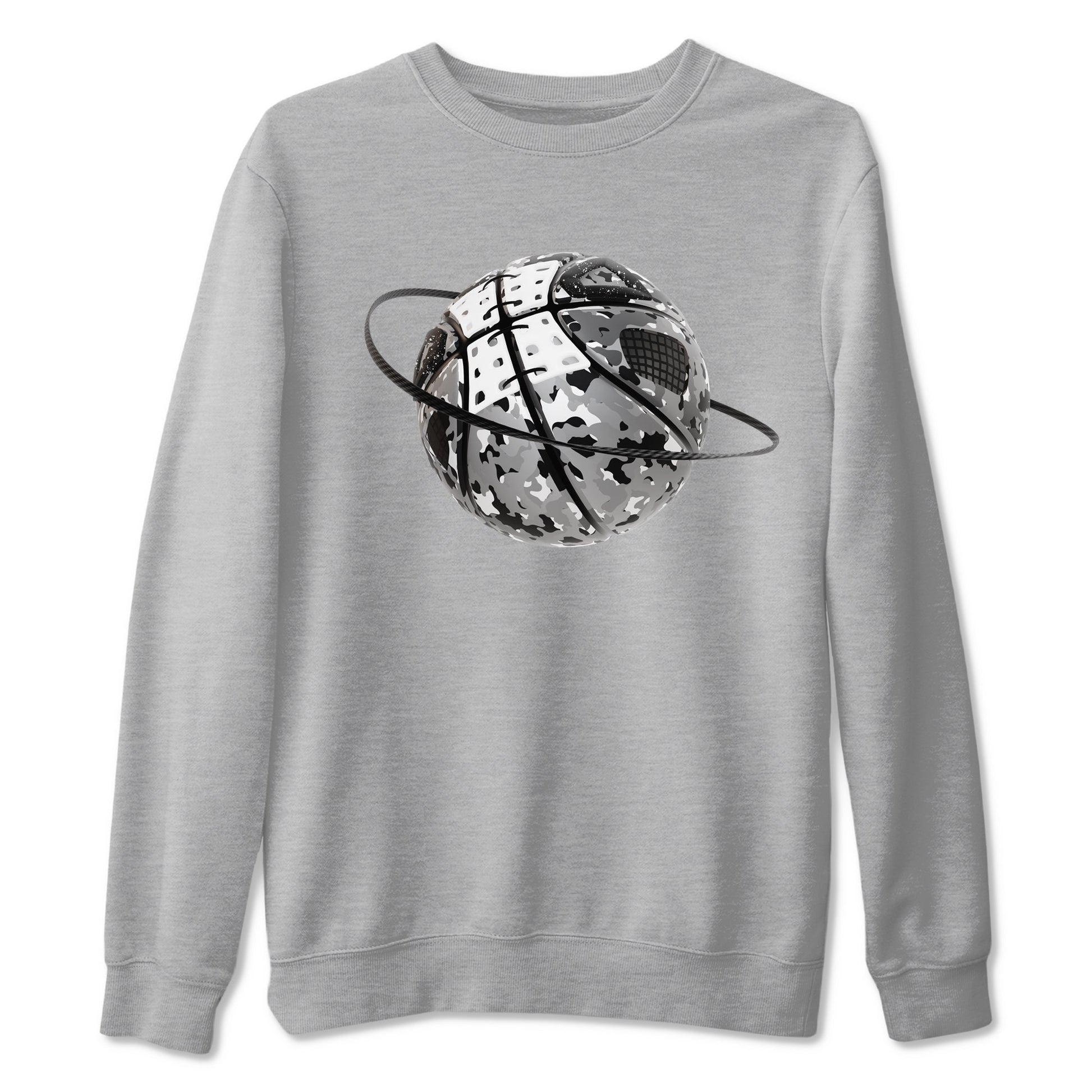 4s Fear shirts to match jordans Camo Basketball Planet sneaker match tees Air Jordan 4 Fear match shoes to clothes SNRT Sneaker Tees unisex cotton Heather Grey 2 shirts