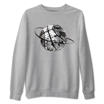 4s Fear shirts to match jordans Camo Basketball Planet sneaker match tees Air Jordan 4 Fear match shoes to clothes SNRT Sneaker Tees unisex cotton Heather Grey 2 shirts