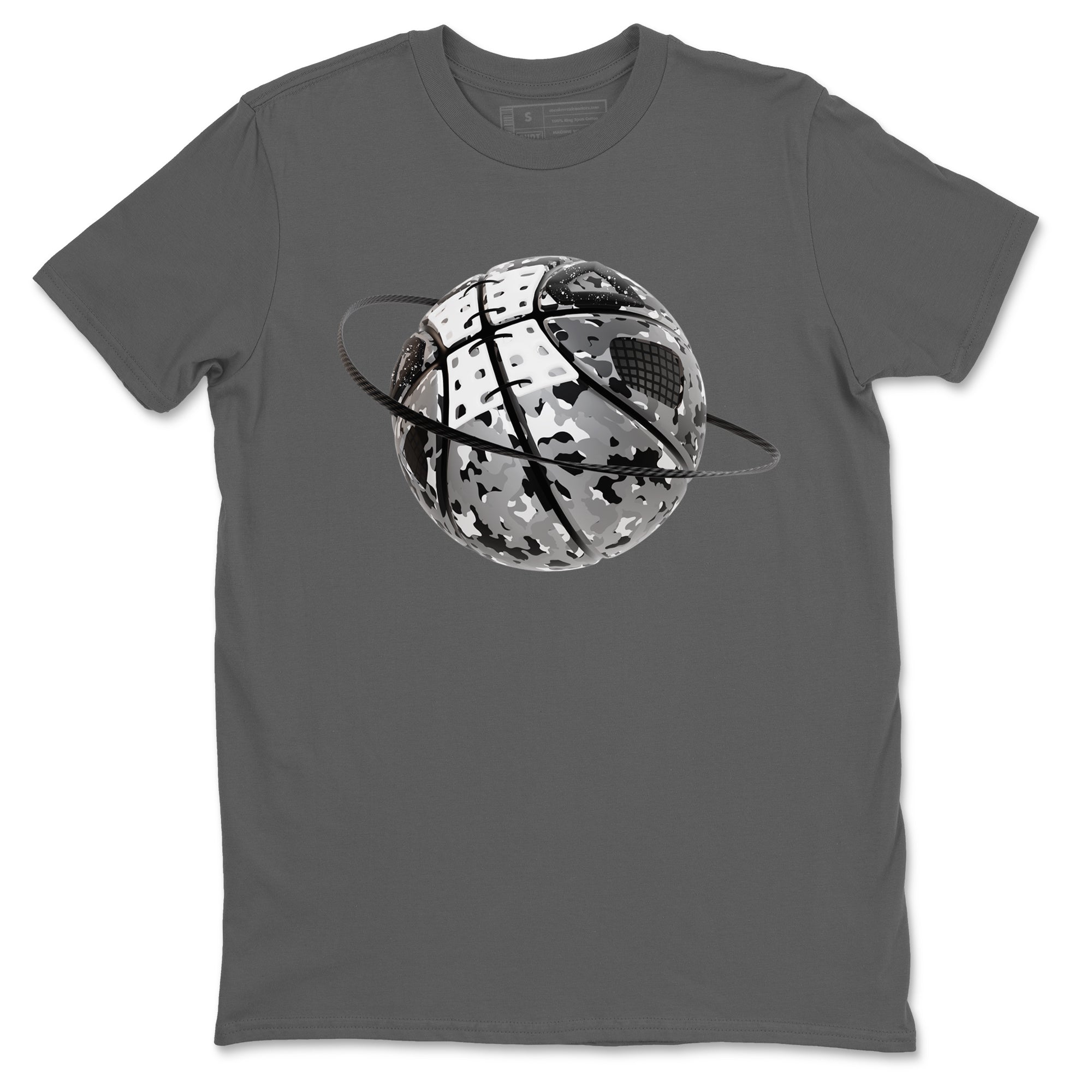 Camo Basketball Planet SNRT Sneaker Tees Air Jordan 4 Fear SNRT Sneaker T shirts