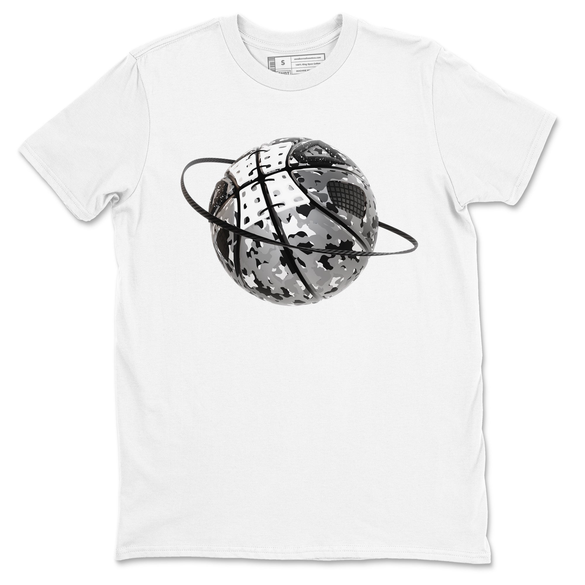 4s Fear shirts to match jordans Camo Basketball Planet sneaker match tees Air Jordan 4 Fear match shoes to clothes SNRT Sneaker Tees unisex cotton White 2 shirts