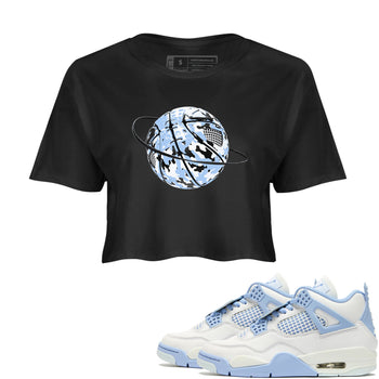 Air Jordan 4 WMNS Aluminumsneaker match tee Camo Basketball Planet sneaker match tees Air Jordan 4 Forget Me Not best t-shirts to match jordans SNRT Sneaker Tees unisex cotton Black 1 crop tee