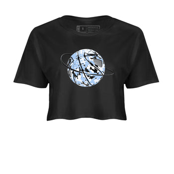 Air Jordan 4 WMNS Aluminumsneaker match tee Camo Basketball Planet sneaker match tees Air Jordan 4 Forget Me Not best t-shirts to match jordans SNRT Sneaker Tees unisex cotton Black 2 crop tee