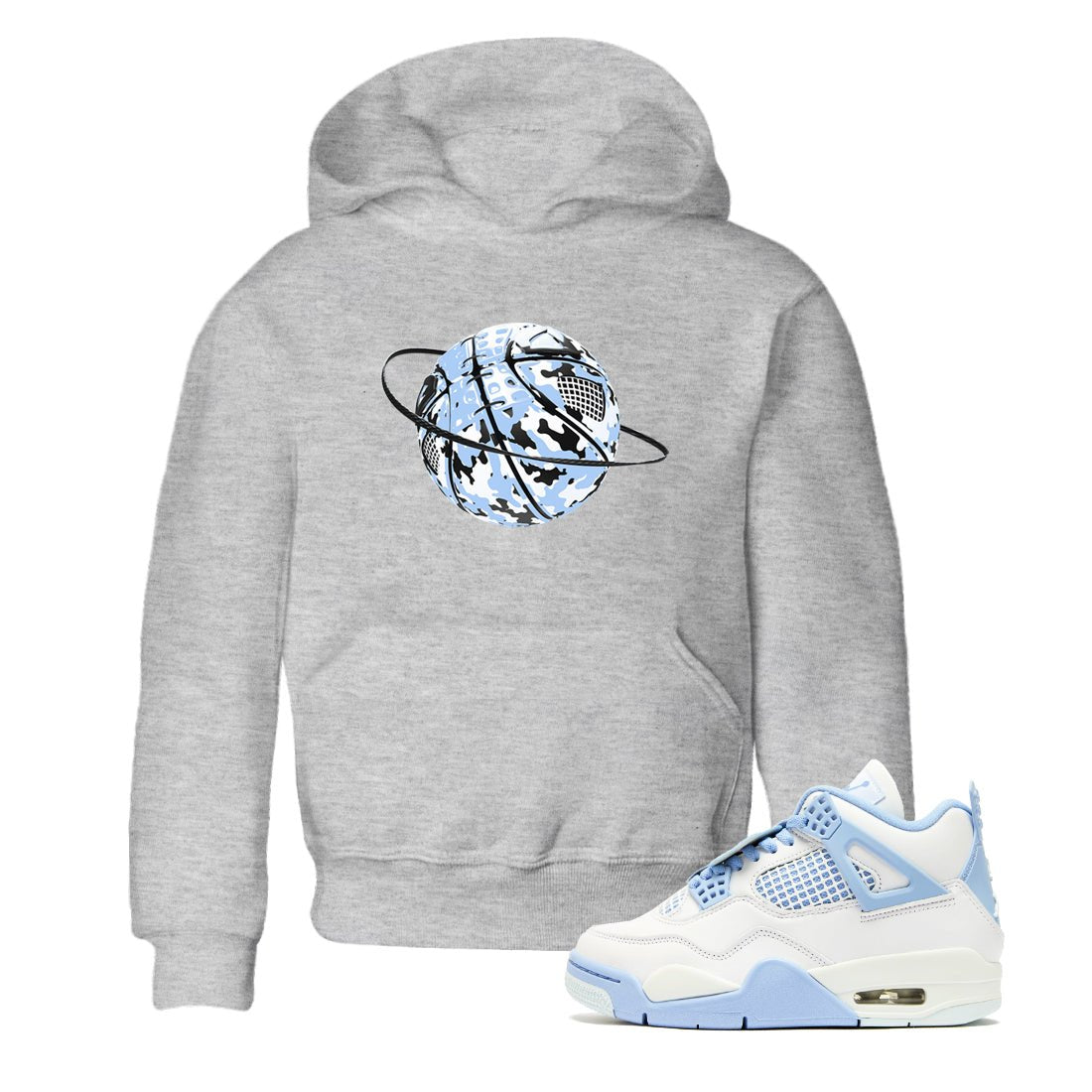 Air Jordan 4 WMNS Aluminumsneaker match tee Camo Basketball Planet sneaker match tees Air Jordan 4 Forget Me Not best t-shirts to match jordans SNRT Sneaker Tees Youth Baby Heather Grey 1 tee