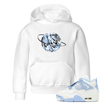 Air Jordan 4 WMNS Aluminumsneaker match tee Camo Basketball Planet sneaker match tees Air Jordan 4 Forget Me Not best t-shirts to match jordans SNRT Sneaker Tees Youth Baby White 1 tee