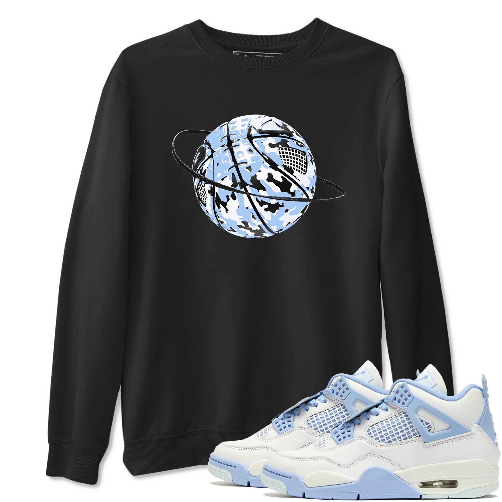 Air Jordan 4 WMNS Aluminumsneaker match tee Camo Basketball Planet sneaker match tees Air Jordan 4 Forget Me Not best t-shirts to match jordans SNRT Sneaker Tees unisex cotton Black 1 shirts