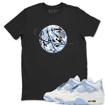 Air Jordan 4 WMNS Aluminumsneaker match tee Camo Basketball Planet sneaker match tees Air Jordan 4 Forget Me Not best t-shirts to match jordans SNRT Sneaker Tees unisex cotton Black 1 shirts