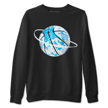 Air Jordan 4 Industrial Blue shirt to match jordans Camo Basketball Planet sneaker tees Air Jordan 4 Military Blue SNRT Sneaker Release Tees unisex cotton Black 2 crew neck shirt