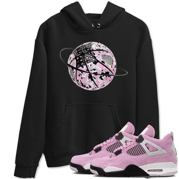 4s Retro Orchid shirts to match jordans Camo Basketball Planet sneaker match tees Air Jordan 4 WMNS Orchid match shoes to clothes SNRT Sneaker Tees unisex cotton Black 1 shirts