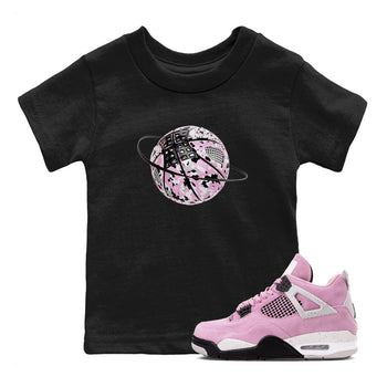 4s Retro Orchid shirts to match jordans Camo Basketball Planet sneaker match tees Air Jordan 4 WMNS Orchid match shoes to clothes SNRT Sneaker Tees Youth Baby Black 1 tee