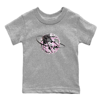 4s Retro Orchid shirts to match jordans Camo Basketball Planet sneaker match tees Air Jordan 4 WMNS Orchid match shoes to clothes SNRT Sneaker Tees Youth Baby Heather Grey 2 tee