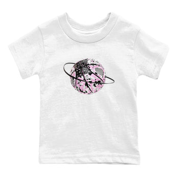 4s Retro Orchid shirts to match jordans Camo Basketball Planet sneaker match tees Air Jordan 4 WMNS Orchid match shoes to clothes SNRT Sneaker Tees Youth Baby White 2 tee