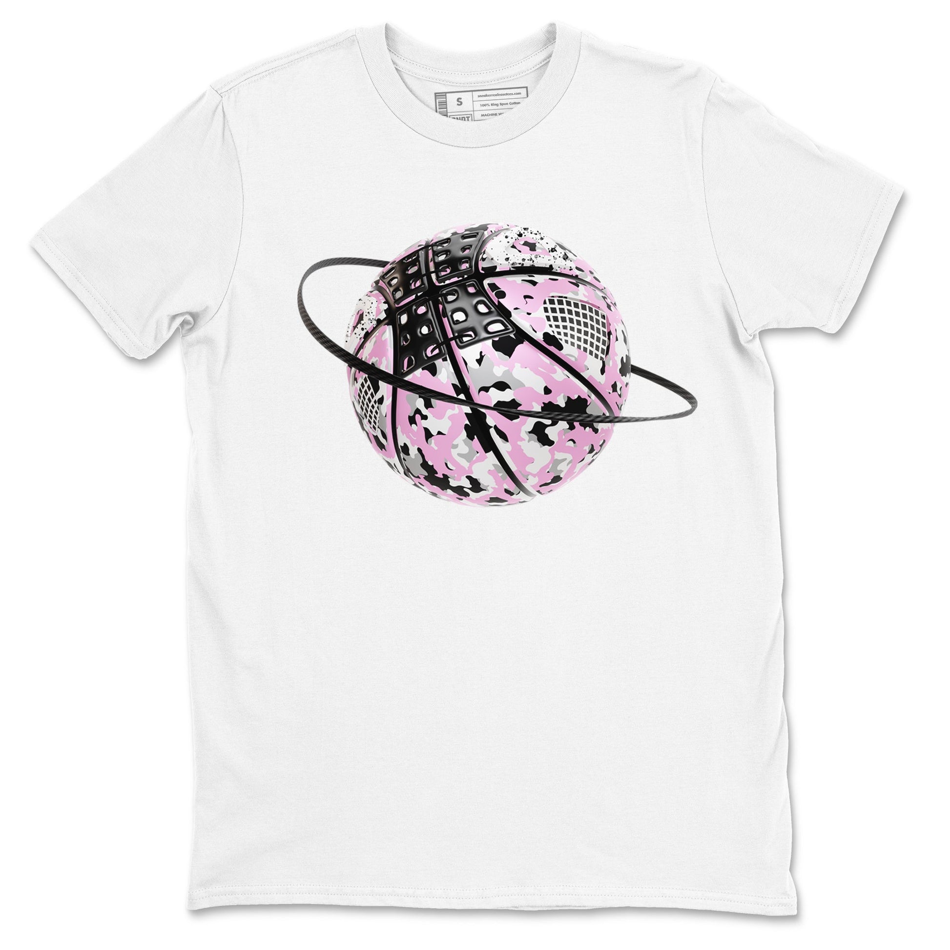 4s Retro Orchid shirts to match jordans Camo Basketball Planet sneaker match tees Air Jordan 4 WMNS Orchid match shoes to clothes SNRT Sneaker Tees unisex cotton White 2 shirts