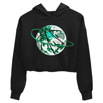 4s Oxidized Green shirts to match jordans Camo Basketball Planet sneaker match tees Air Jordan 4 Oxidized Green SNRT Sneaker Tees streetwear brand Black 2 crop tee
