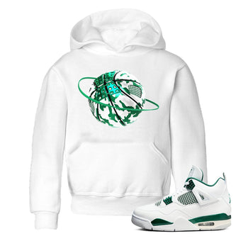 4s Oxidized Green shirts to match jordans Camo Basketball Planet sneaker match tees Air Jordan 4 Oxidized Green SNRT Sneaker Tees streetwear brand Baby and Youth White 1 cotton tee