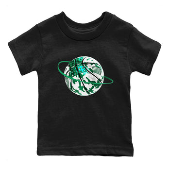 4s Oxidized Green shirts to match jordans Camo Basketball Planet sneaker match tees Air Jordan 4 Oxidized Green SNRT Sneaker Tees streetwear brand Baby and Youth Black 2 cotton tee