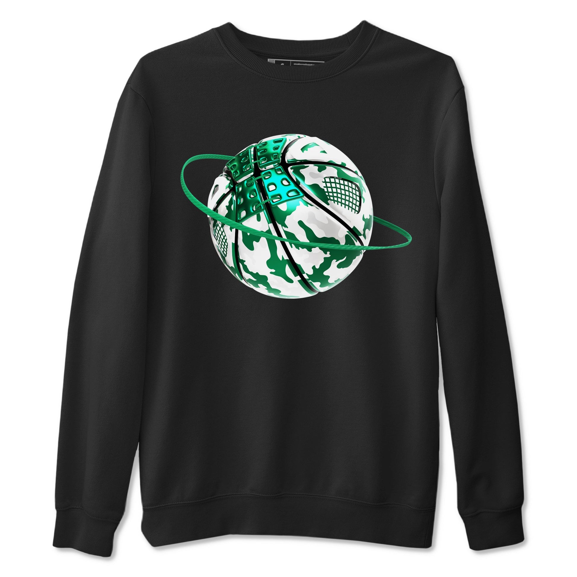 4s Oxidized Green shirts to match jordans Camo Basketball Planet sneaker match tees Air Jordan 4 Oxidized Green SNRT Sneaker Tees streetwear brand Black 2 unisex cotton tee