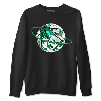 4s Oxidized Green shirts to match jordans Camo Basketball Planet sneaker match tees Air Jordan 4 Oxidized Green SNRT Sneaker Tees streetwear brand Black 2 unisex cotton tee