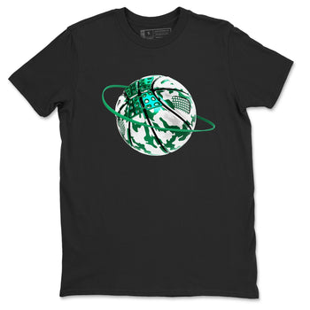 4s Oxidized Green shirts to match jordans Camo Basketball Planet sneaker match tees Air Jordan 4 Oxidized Green SNRT Sneaker Tees streetwear brand Black 2 unisex cotton tee