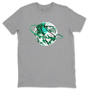 4s Oxidized Green shirts to match jordans Camo Basketball Planet sneaker match tees Air Jordan 4 Oxidized Green SNRT Sneaker Tees streetwear brand Heather Grey 2 unisex cotton tee