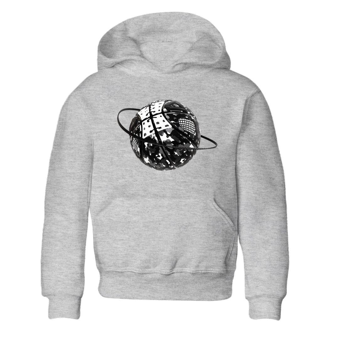 4s White Thunder shirts to match jordans Camo Basketball Planet sneaker match tees Air Jordan 4 White Thunder SNRT Sneaker Release Tees Youth Baby Heather Grey 2 crew neck shirts