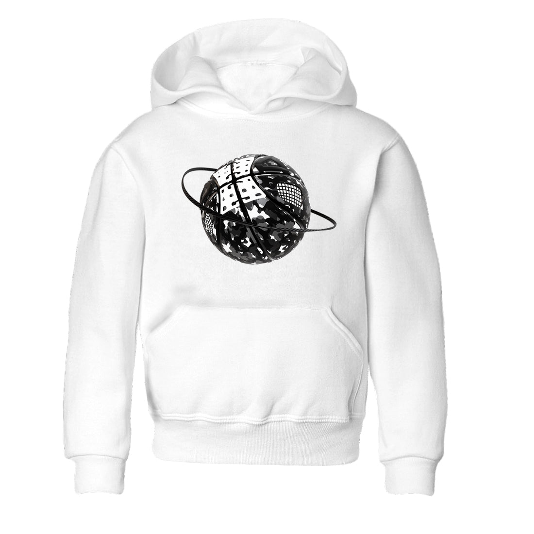4s White Thunder shirts to match jordans Camo Basketball Planet sneaker match tees Air Jordan 4 White Thunder SNRT Sneaker Release Tees Youth Baby White 2 crew neck shirts