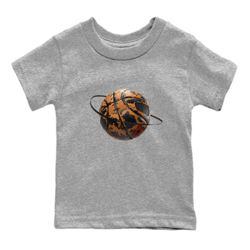 5s Archaeo Brown shirts to match jordans Camo Basketball Planet sneaker match tees Air Jordan 5 Archaeo Brown match shoes to clothes SNRT Sneaker Tees Youth Baby Heather Grey 2 tee