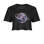 6s White And Midnight Navy shirts to match jordans Camo Basketball Planet sneaker match tees Air Jordan 6 White And Midnight Navy SNRT Sneaker Tees streetwear brand Black 2 crop tee