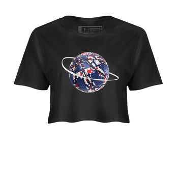 6s White And Midnight Navy shirts to match jordans Camo Basketball Planet sneaker match tees Air Jordan 6 White And Midnight Navy SNRT Sneaker Tees streetwear brand Black 2 crop tee