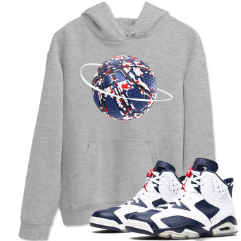 6s White And Midnight Navy shirts to match jordans Camo Basketball Planet sneaker match tees Air Jordan 6 White And Midnight Navy SNRT Sneaker Tees streetwear brand Heather Grey 1 unisex cotton tee