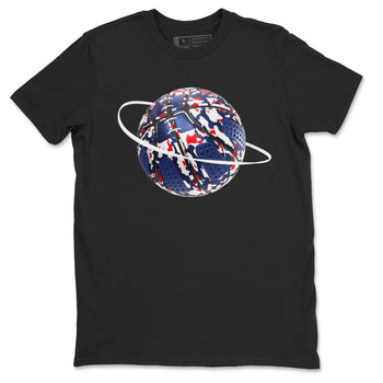 6s White And Midnight Navy shirts to match jordans Camo Basketball Planet sneaker match tees Air Jordan 6 White And Midnight Navy SNRT Sneaker Tees streetwear brand Black 2 unisex cotton tee