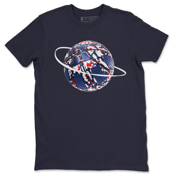 6s White And Midnight Navy shirts to match jordans Camo Basketball Planet sneaker match tees Air Jordan 6 White And Midnight Navy SNRT Sneaker Tees streetwear brand Navy 2 unisex cotton tee